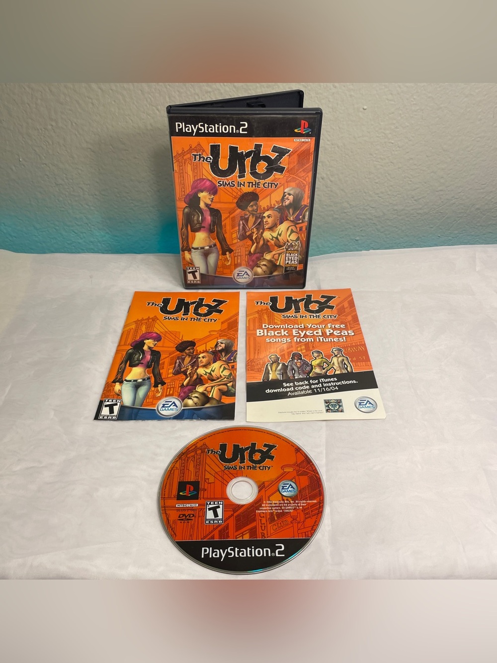 Urbz: Sims in the City Sony PlayStation 2, 2004 Tested & Works PS2 VideoGame CIB